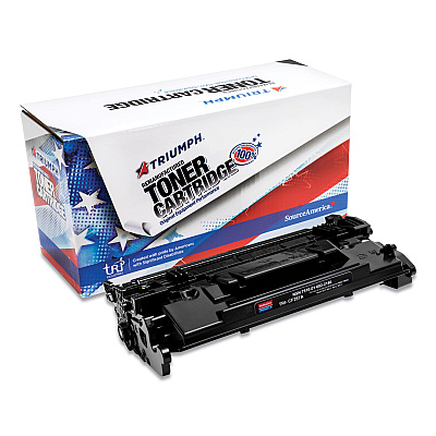 AbilityOne 7510016822180 Remanufactured CF287A (87A) Toner, 9,000 Page Yield, Black