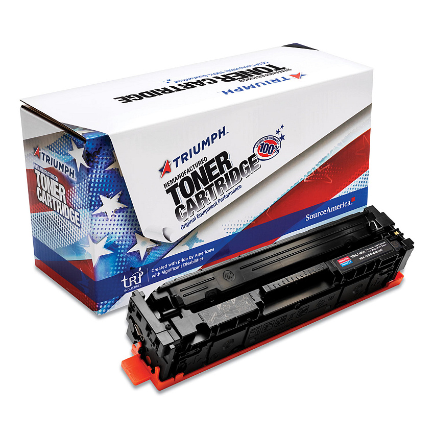 AbilityOne 7510016821306 Remanufactured CF400A (201A) Toner, 1,500 Page-Yield, Black (NSN6821307)