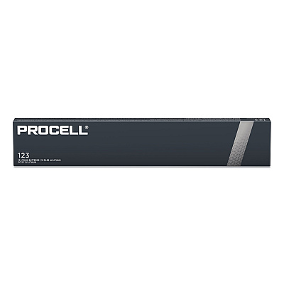 Procell Professional Lithium Batteries, CR123, For Camera, 3 V, 12/Box (DURPL123BDK)