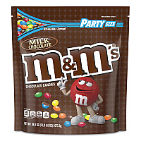 M & M's Milk Chocolate Candies, Milk Chocolate, 38 oz Bag (MNM55114)