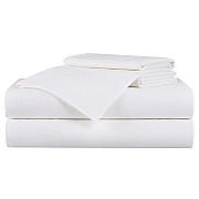 Aston & Arden Linacel Sheet Set Cali-king White, 4 Piece Set (P-SS-LNCALKG-WH)