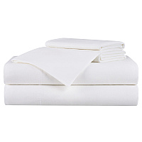 Aston & Arden Linacel Sheet Set Cali-king White, 4 Piece Set (P-SS-LNCALKG-WH)