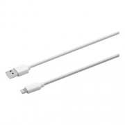 Innovera USB Apple Lightning Cable, 10 ft, White (30022)