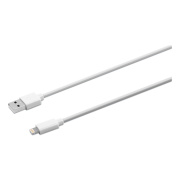 Innovera USB Apple Lightning Cable, 6 ft, White (30020)
