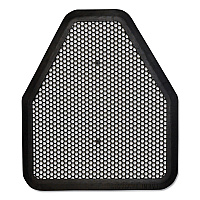 TOLCO Urinal Mat, 20.75 x 18.5, Black, 6/Carton (TOC220206)