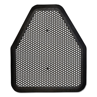 TOLCO Urinal Mat, 20.75 x 18.5, Black, 6/Carton (TOC220206)