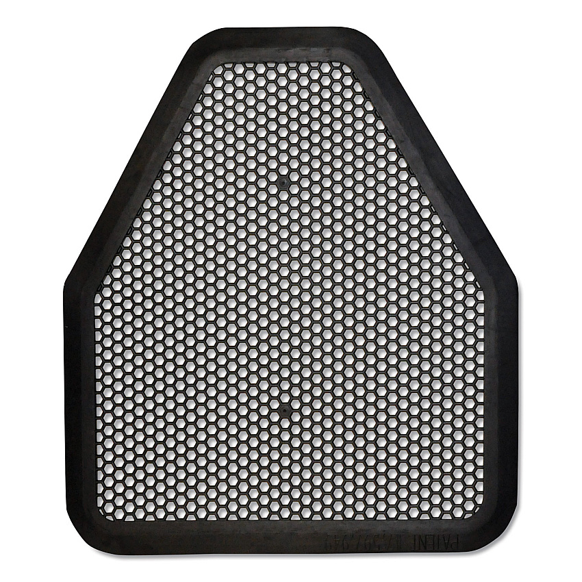 TOLCO Urinal Mat, 20.75 x 18.5, Black, 6/Carton (TOC220206)