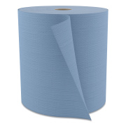 Cascades PRO Tuff-Job Spunlace Towels, Jumbo Roll, 12 x 13, Blue, 475/Roll (W802)