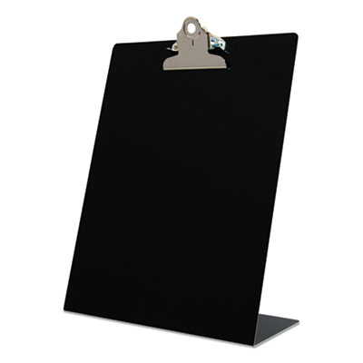 Saunders Free Standing Clipboard, Portrait Orientation, 1" Clip Capacity, Holds 8.5 x 11 Sheets, Black (22524)