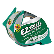 Duck EZ Start Carton Sealing Tape, 1.89" Core, 1.88" x 30 yds, Clear (DUC393192313078)