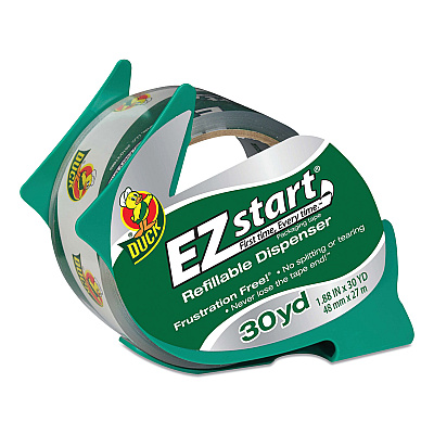 Duck EZ Start Carton Sealing Tape, 1.89" Core, 1.88" x 30 yds, Clear (DUC393192313078)