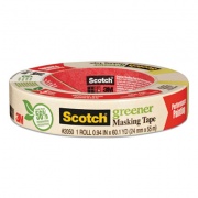 Scotch Greener Masking Tape 2050, 3" Core, 0.94" x 60 yds, Beige (205024A)