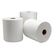Tork Advanced Hardwound Roll Towel, 1-Ply, 7.88" x 1,000 ft, White, 6 Rolls/Carton (214405)
