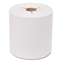Tork Advanced Hand Towel Roll, Notched, 1-Ply, 8" x 800 ft, White, 6 Rolls/Carton (TRK8038050)