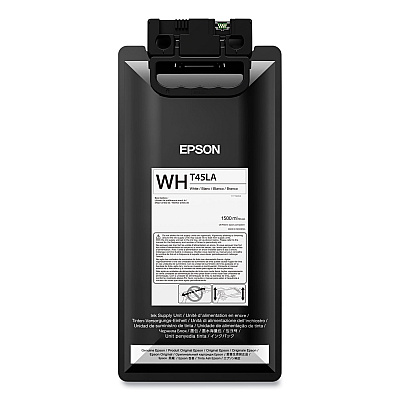 Epson T45LA20 UltraChrome GS3 Ink, 1,500 mL, White