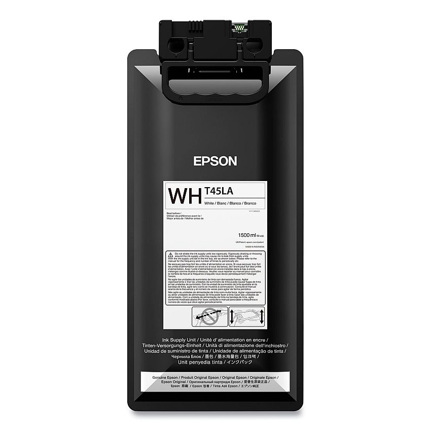 Epson T45LA20 UltraChrome GS3 Ink, 1,500 mL, White