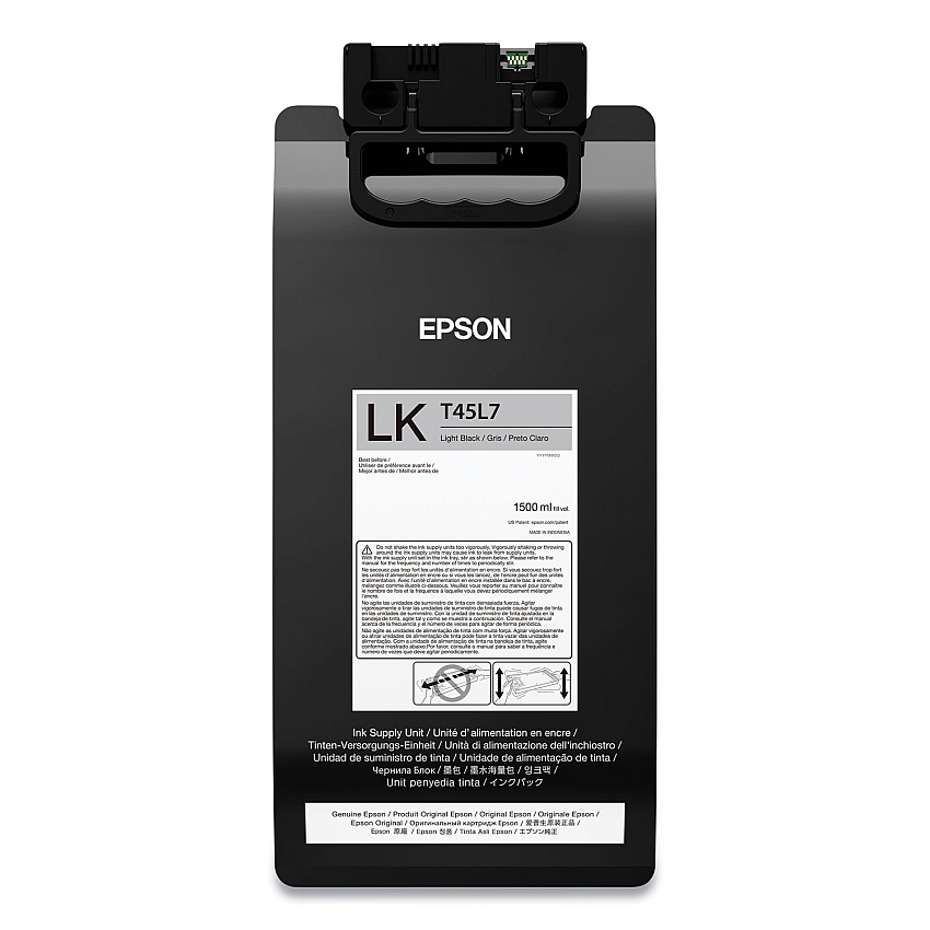 Epson T45L720 UltraChrome GS3 Ink, 1,500 mL, Light Black