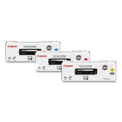Canon 1385482 (118) Toner, 2,900 Page-Yield, Cyan/Magenta/Yellow (CNM2660B015AA)