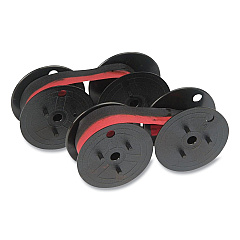 Dataproducts R3027-2 Calculator Ribbon, Black/Red, 2/Pack