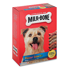 Milk-Bone Small Sized Dog Biscuits, Bacon; Beef; Chicken; Sausage; Turkey, 60 oz (SMU82239)
