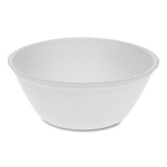 Pactiv Evergreen UNLAMINATED FOAM DINNERWARE, BOWL, 22 OZ, WHITE, 504/CARTON (0TH100220000)