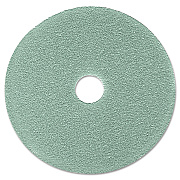 3M Ultra High-Speed Floor Burnishing Pads 3100, 19" Diameter, Aqua, 5/carton (MMM08752)