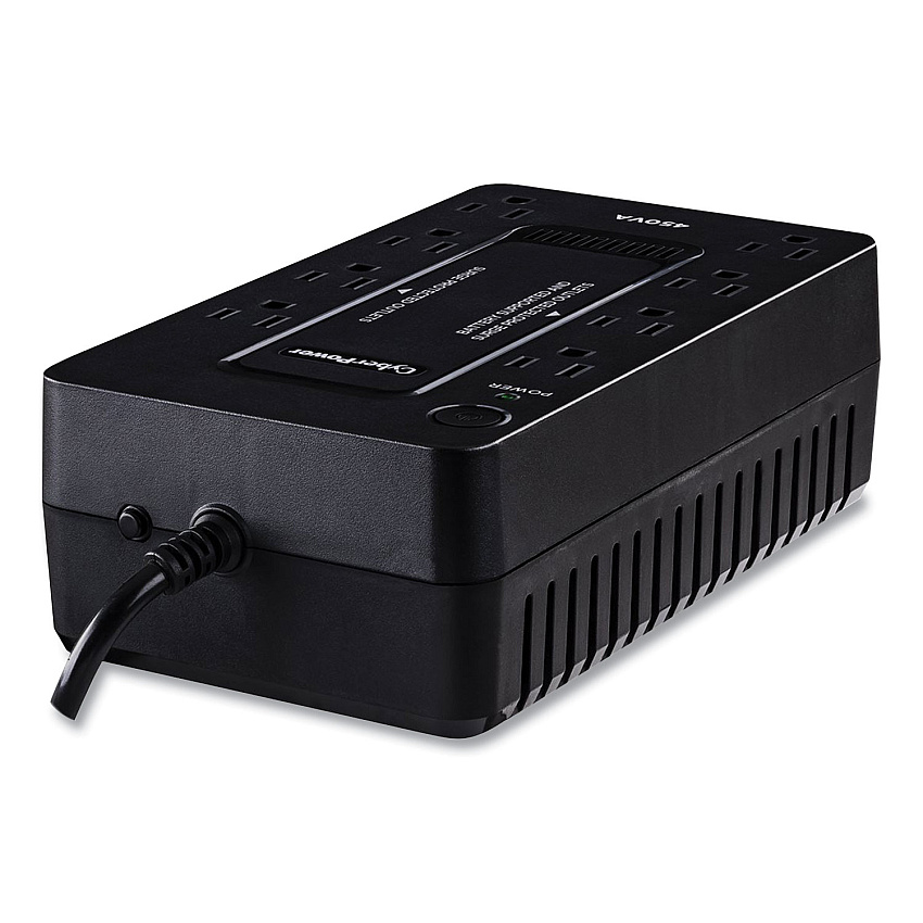 Cyberpower SE450G1 UPS Battery Backup, 8 Outlets, 450 VA, 890 J