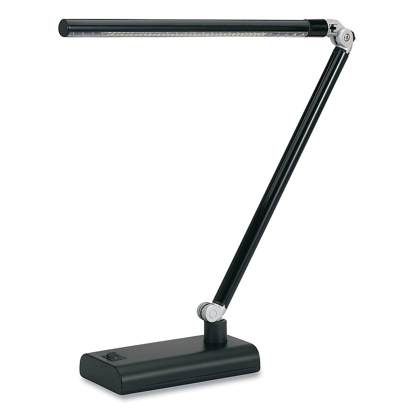 V-Light LED Desk Lamp, 7w x 3.5d x 14.5h, Black (VLUVSL392N)