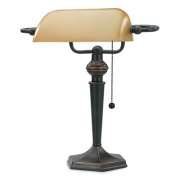 V-Light Incandescent Desk Lamp, 6.5 x 6.5 x 16, Oil Rubbed Bronze (CAVS91045BRZ)