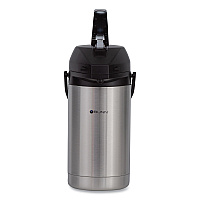 BUNN 3 Liter Lever Action Airpot, Stainless Steel/Black (BUNAIRPOT30)