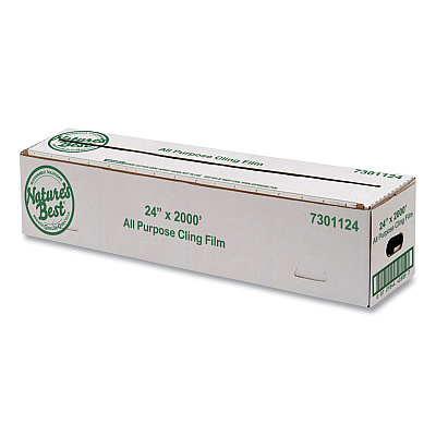 Anchor Packaging Film, 24" x 2,000 ft, Blue Tinted (ANZ7301124)