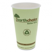 Pactiv Evergreen EarthChoice Compostable Paper Cup, 16 oz, Green, 1,000/Carton (DPHC16EC)