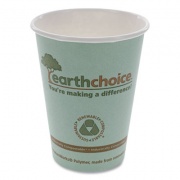 Pactiv Evergreen EarthChoice Compostable Paper Cup, 12 oz, Teal, 1,000/Carton (DPHC12EC)