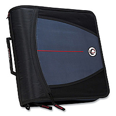 Case it Universal Zipper Binder, 3 Rings, 2" Capacity, 11 X 8.5, Black (CAELT007BLACK)