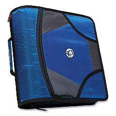 Case it King Size Mighty Zip Tab Binder, 3 Rings, 4" Capacity, 11 x 8.5, Purple (CAED186PUR)
