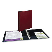 Case it Mighty Zip Tab Binder, 3 Rings, 3" Capacity, 11 x 8.5, Red (CAED146RED)