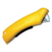 CrewSafe X-traSafe CU Safety Utility Knife, Plastic Handle, Yellow, 6/Pack (XSCU03101)