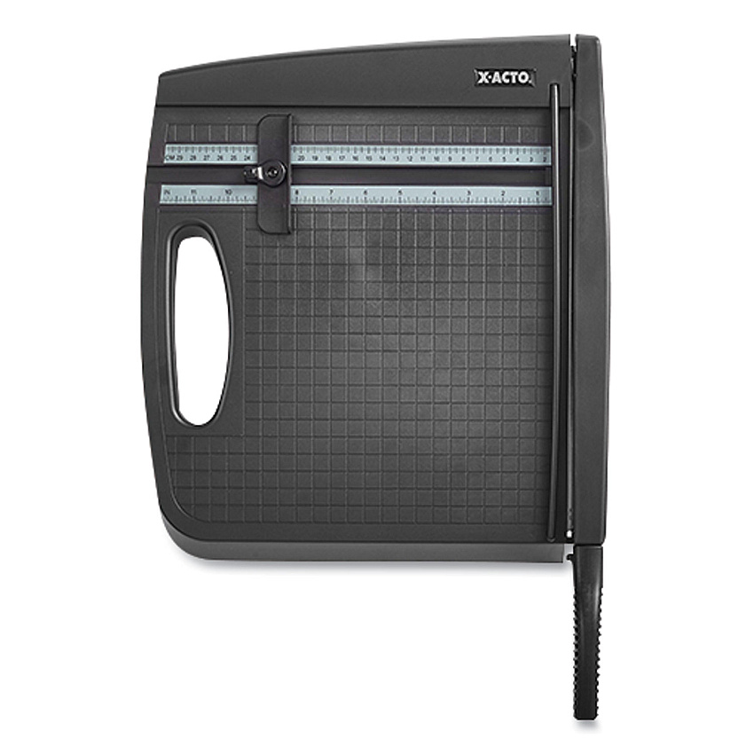X-ACTO 10-Sheet Guillotine Trimmer, 10 Sheets, 12" Cut Length, Plastic Base, 13 x 13 (EPI26232)