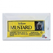 Vistar Condiment Packets, Mustard, 0.16 oz Packet, 200/Carton (80006)