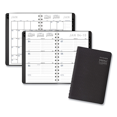 AT-A-GLANCE Contemporary Weekly/Monthly Planner, Open-Block Format, 8.5 x 5.5, Graphite Cover, 12-Month (Jan to Dec): 2026 (70100X45)