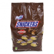 Snickers Minis Size Chocolate Bars, Milk Chocolate, 40 oz Bag, 2 Bags/Pack, Delivered in 1-4 Business Days (20900412)