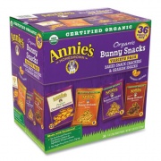 Annie's Homegrown Organic Bunny Snacks Variety Pack, Assorted Flavors, 1 oz Packs, 38 Packs/Carton, Delivered in 1-4 Business Days (22000673)