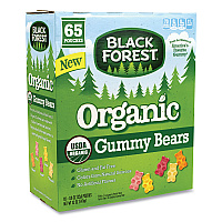 Black Forest Organic Gummy Bears, 0.8 oz Pouch, 65 Pouches/Carton (GRR22000556)
