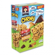 Quaker Granola Bars, Chewy Chocolate Chip, 0.84 oz Bar, 60 Bars/Box, Ships in 1-3 Business Days (22000434)