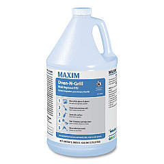 Maxim Oven-N-Grill Alkali Degreaser RTU, Citrus Scent, , 1 gal Bottle, 4/Carton (MLB25000041)