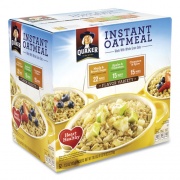 Quaker Instant Oatmeal, Assorted Varieties, 1.51 oz Envelope, 52/Carton, Ships in 1-3 Business Days (22000482)