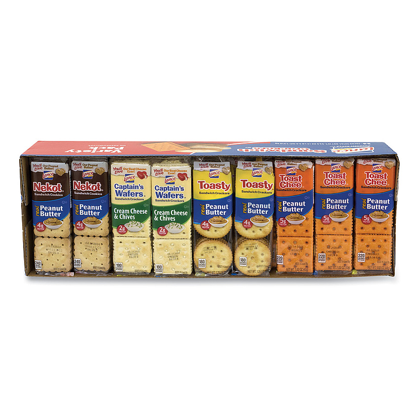 Lance Cookies and Crackers Variety Pack, Assorted, 36/Box (GRR22000400)
