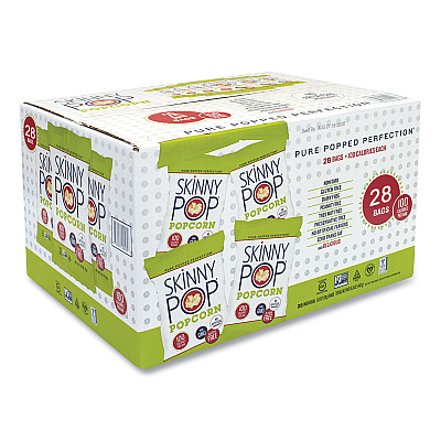 SkinnyPop Popcorn Popcorn, Original, 0.65 oz Bag, 24/Carton (GRR22000408)