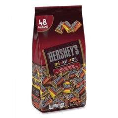 Hershey's Miniatures Variety Share Pack, Dark Assortment, 48 oz Bag, Delivered in 1-4 Business Days (20900314)