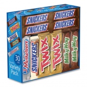 MARS Full-Size Candy Bars Variety Pack, Assorted, 30/Box, Ships in 1-3 Business Days (22000085)